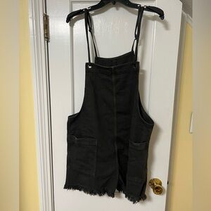 Aerie NWT black overalls